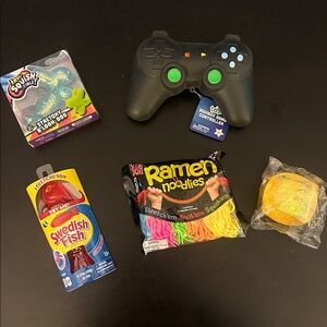 NeeDoh Bundle Nee Doh Ramen Noodlies Cube Dog Swedish Fish Game Controll Squishy